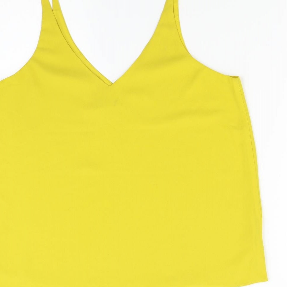Topshop Womens Yellow   Camisole Tank Size 12