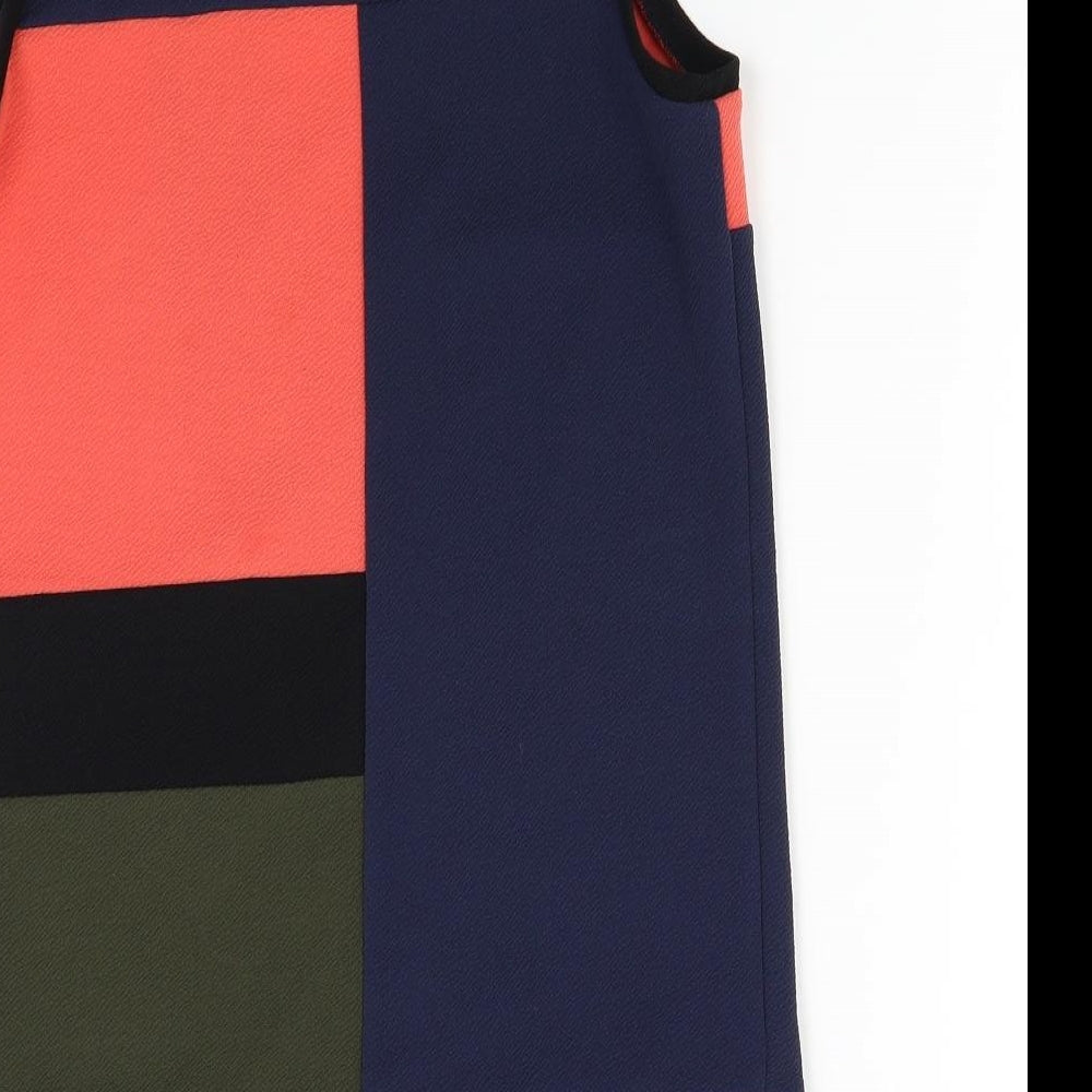 NEXT Womens Multicoloured Colourblock  Basic Tank Size 8