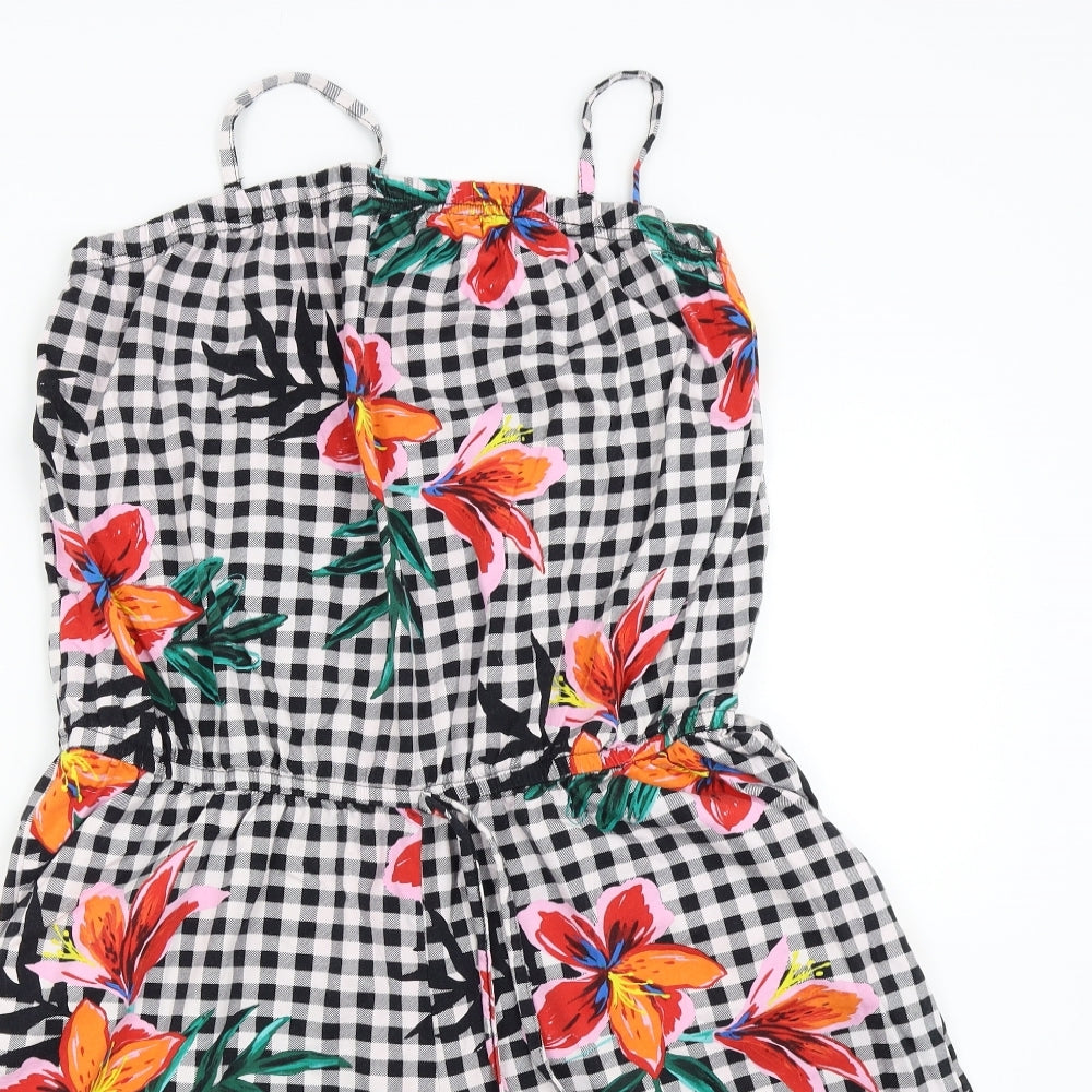 Bonmarché Womens Multicoloured Floral  Playsuit One-Piece Size 18