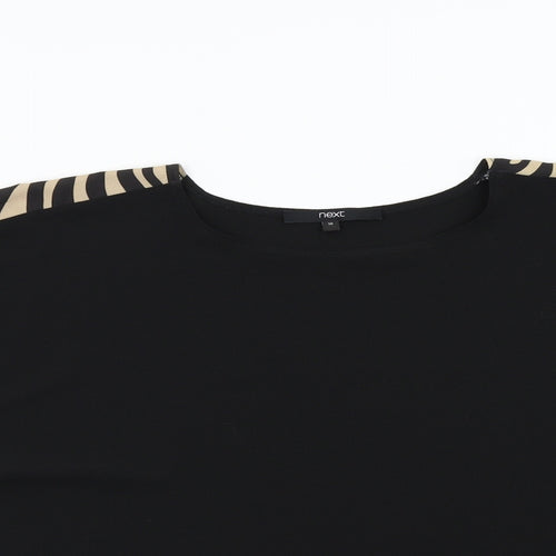 NEXT Womens Black   Basic Blouse Size 10