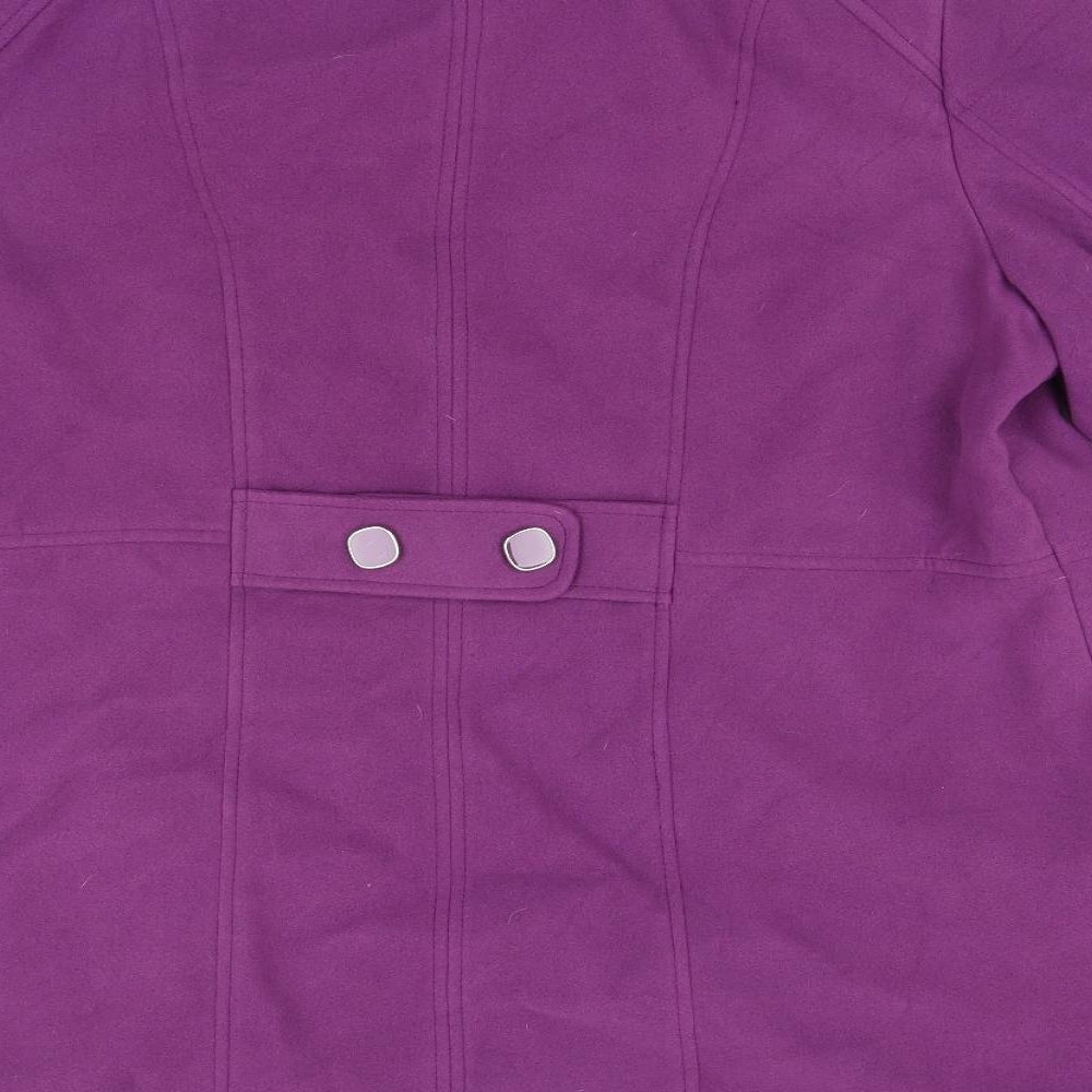 Damart Womens Purple   Overcoat Coat Size 20