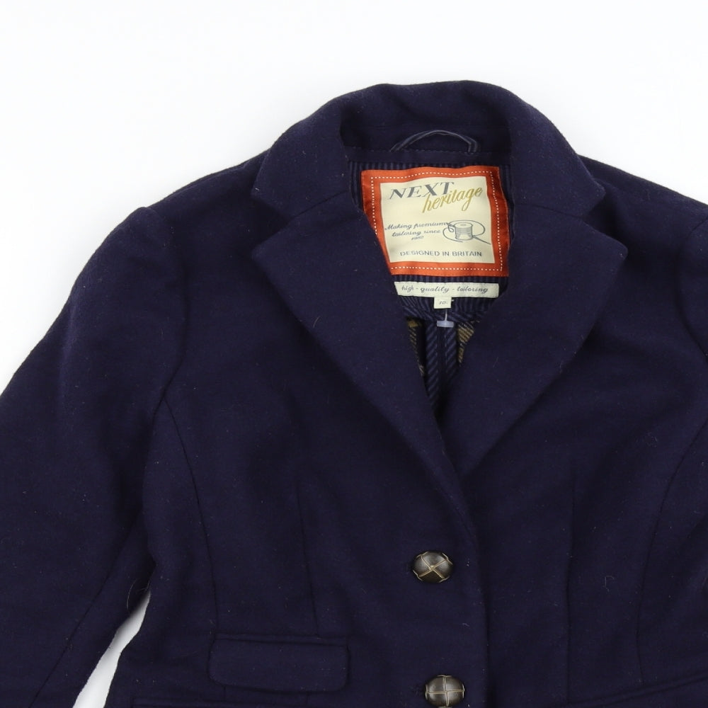 Next Heritage Womens Blue   Jacket Blazer Size 10  - High Quality