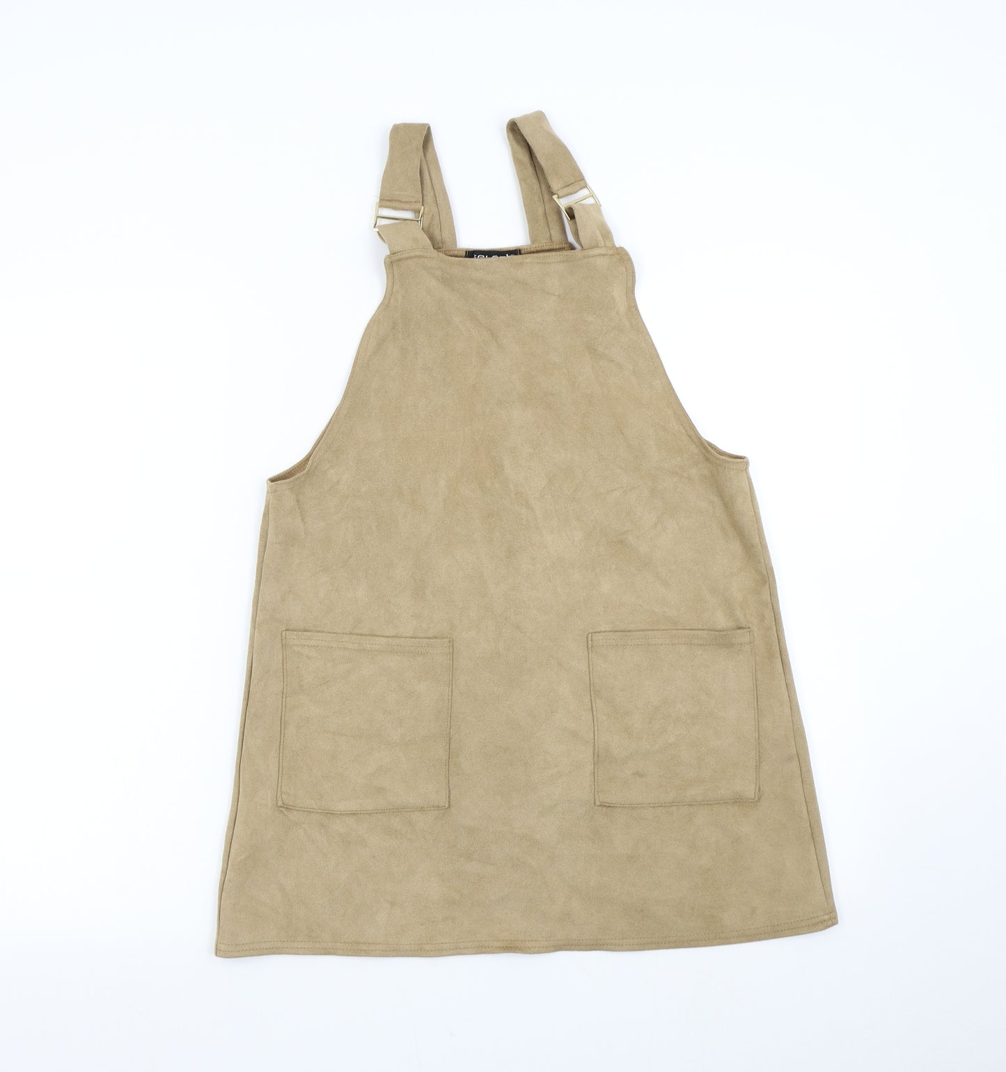 Select Womens Beige   Pinafore/Dungaree Dress  Size 12