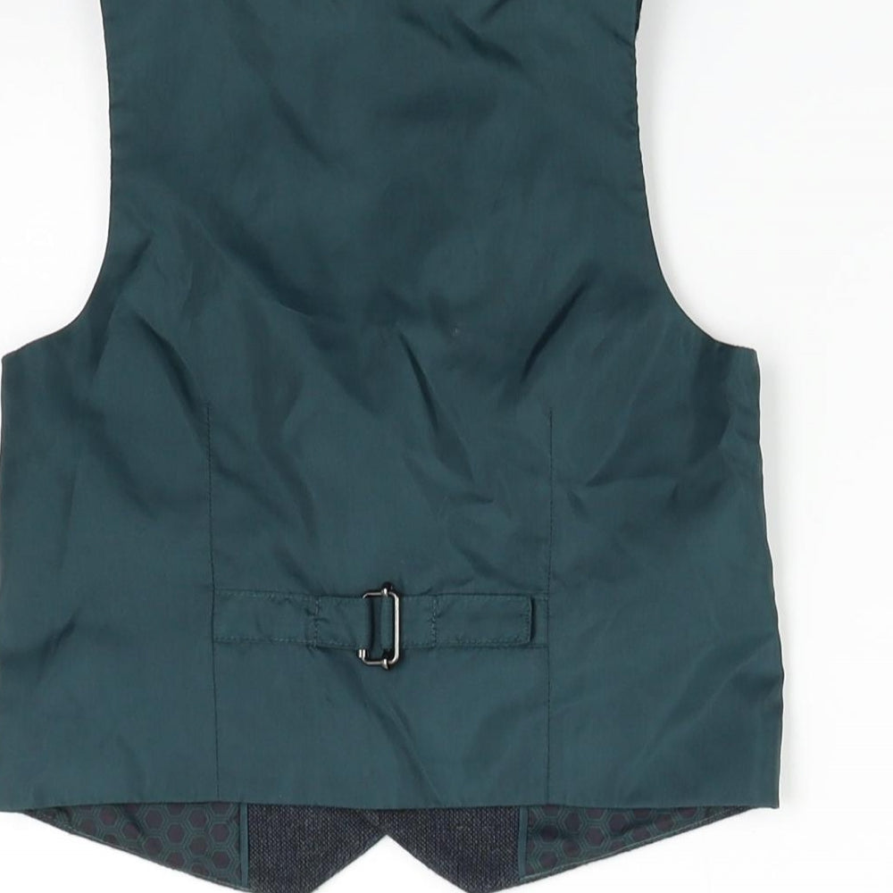 NEXT Boys Green   Gilet Waistcoat Size 3 Years