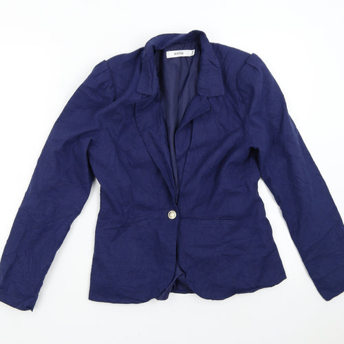 Just FAb Womens Blue   Jacket Blazer Size M