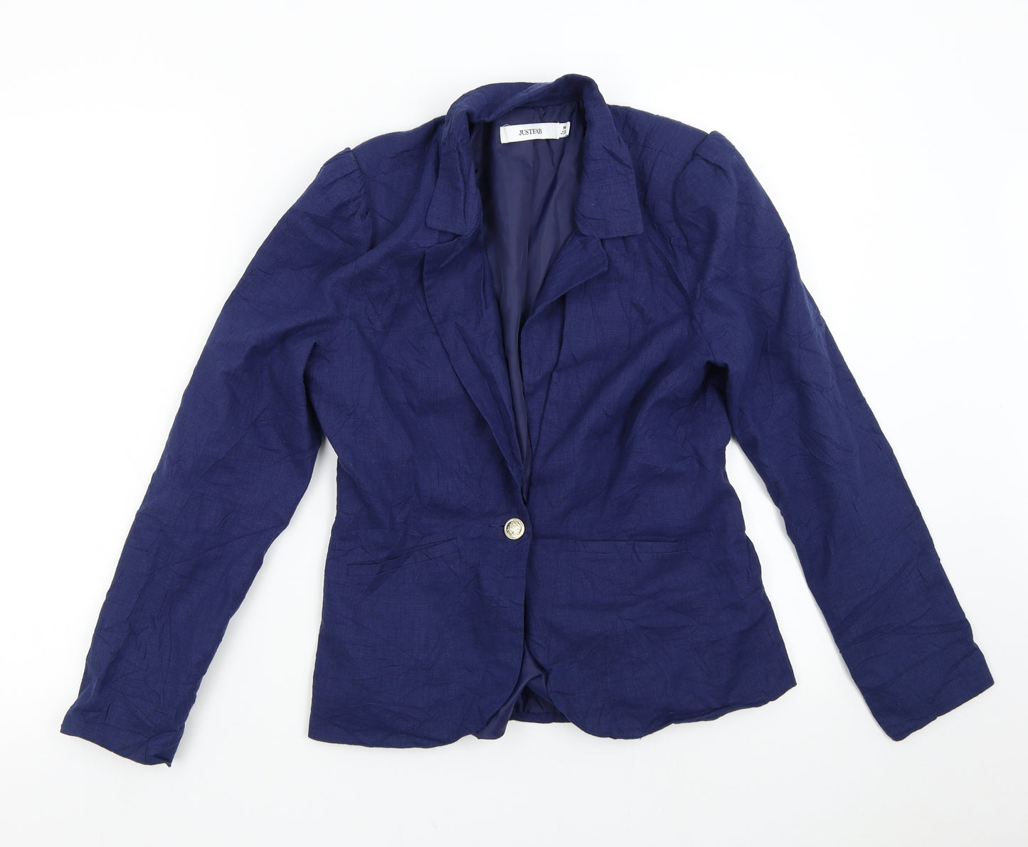 Just FAb Womens Blue   Jacket Blazer Size M