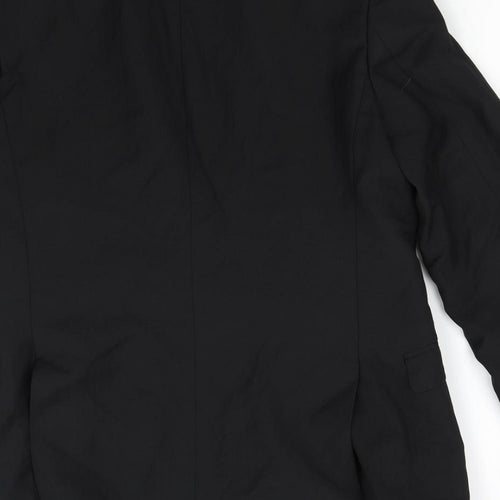 Racing Green Mens Black   Jacket Suit Jacket Size 36