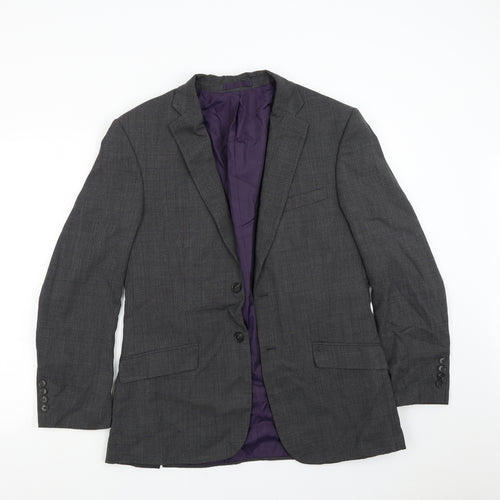 M&S Mens Grey   Jacket Suit Jacket Size 38
