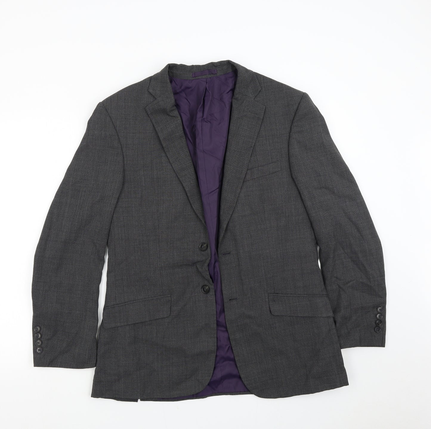 M&S Mens Grey   Jacket Suit Jacket Size 38