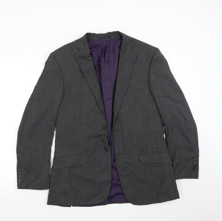 M&S Mens Grey   Jacket Suit Jacket Size 38
