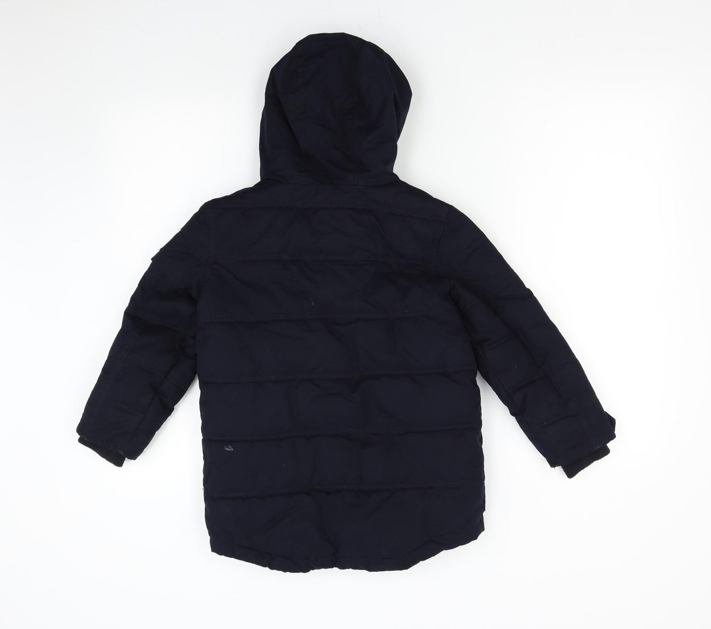 F&F Boys Blue   Overcoat Coat Size 6-7 Years