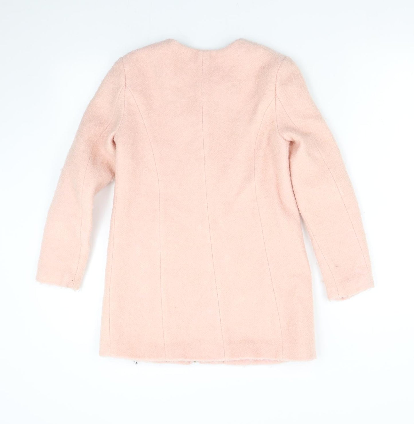 New Look 915 Girls Pink   Overcoat Coat Size 8-9 Years
