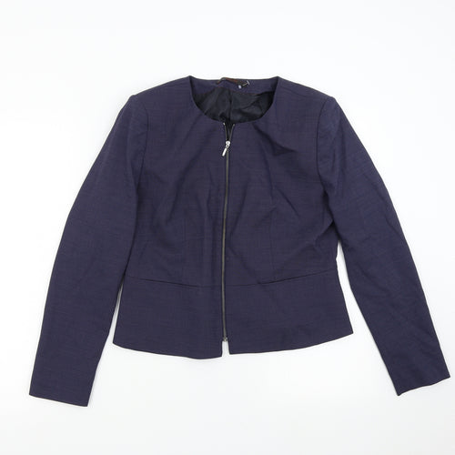 Greiff Womens Blue   Jacket Blazer Size 14