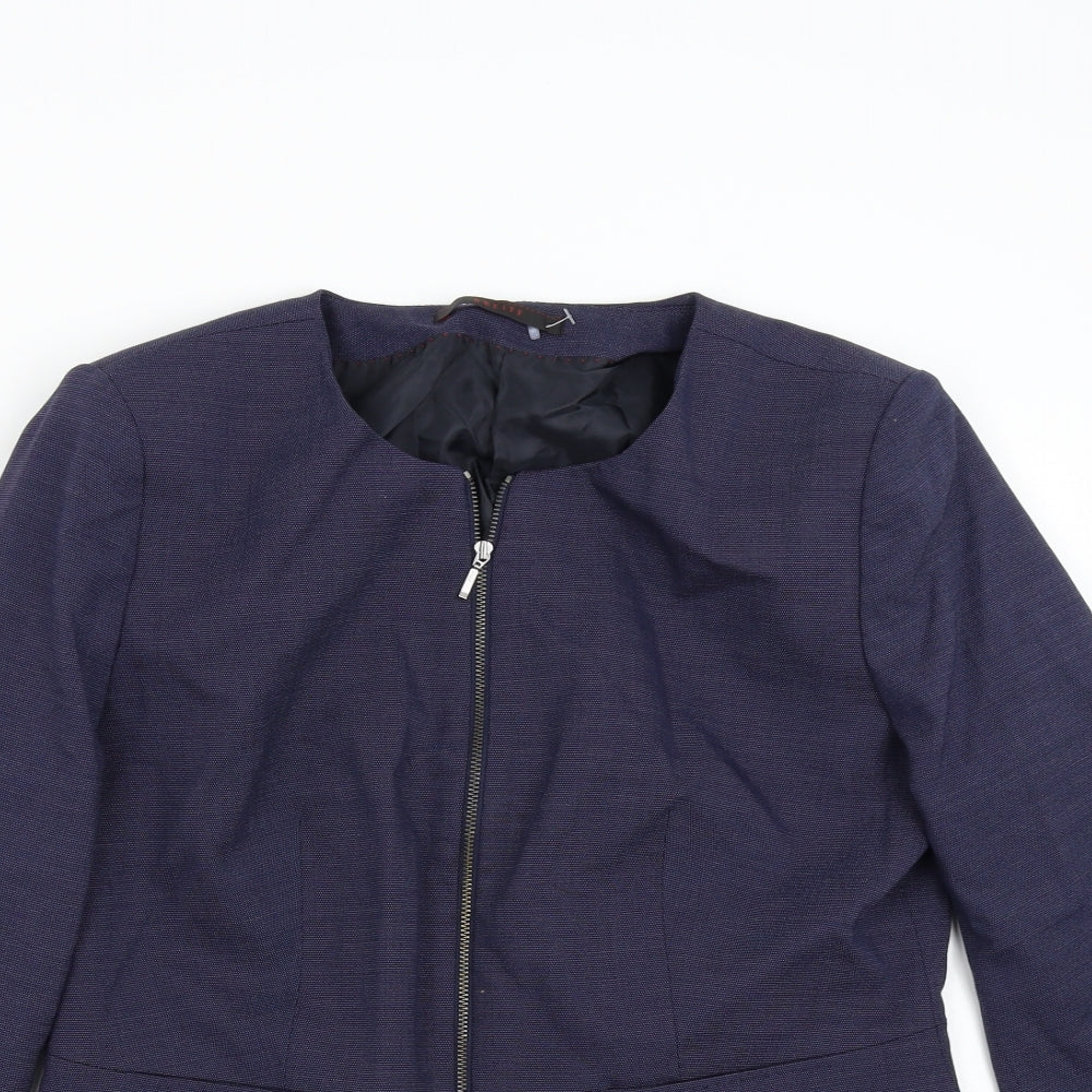 Greiff Womens Blue   Jacket Blazer Size 14