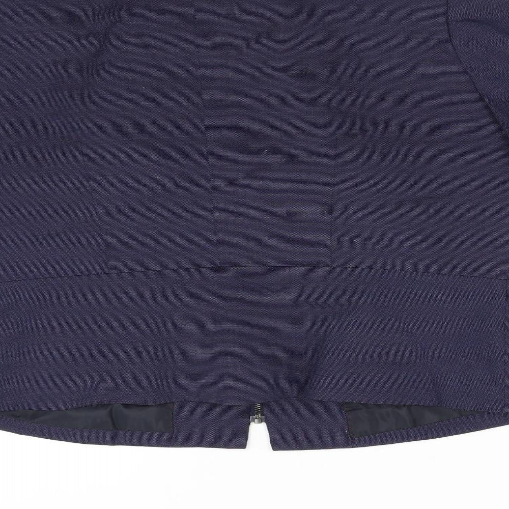 Greiff Womens Blue   Jacket Blazer Size 14