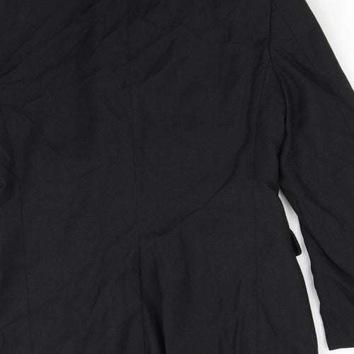 Perry Ellis Mens Black   Jacket Suit Jacket Size 38