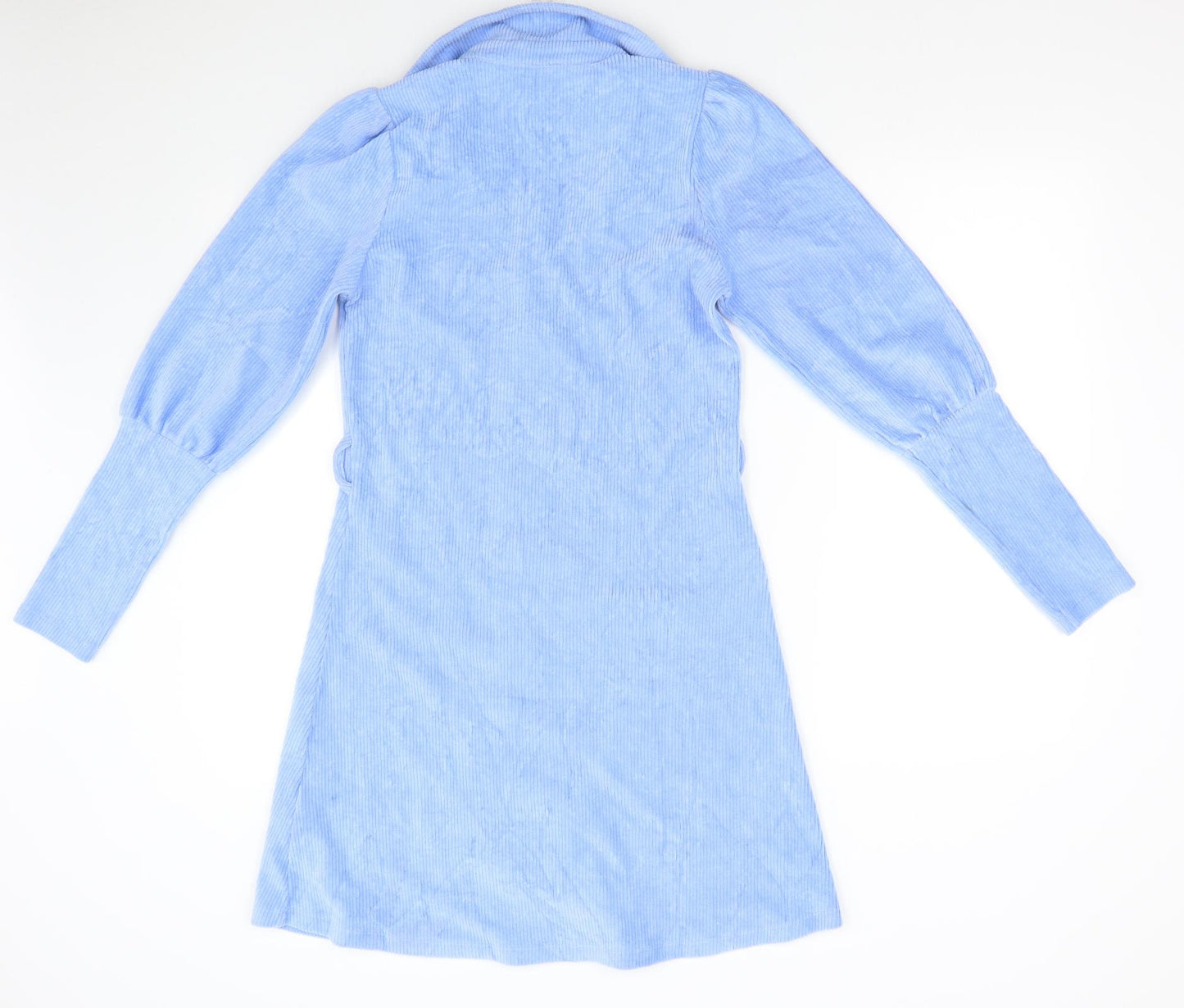 ASOS Womens Blue  Corduroy Shirt Dress  Size 8