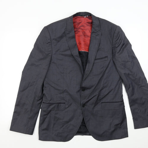 SARAR Mens Grey   Jacket Suit Jacket Size 40