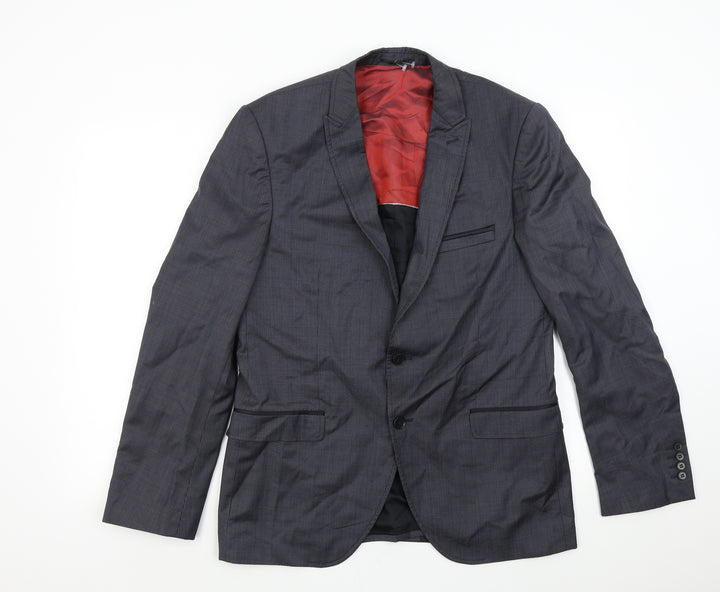 SARAR Mens Grey   Jacket Suit Jacket Size 40