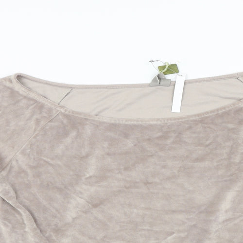 ASOS Womens Brown  Fleece Pullover Jumper Size 10