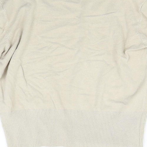Roman Womens Beige  Knit Pullover Jumper Size 8
