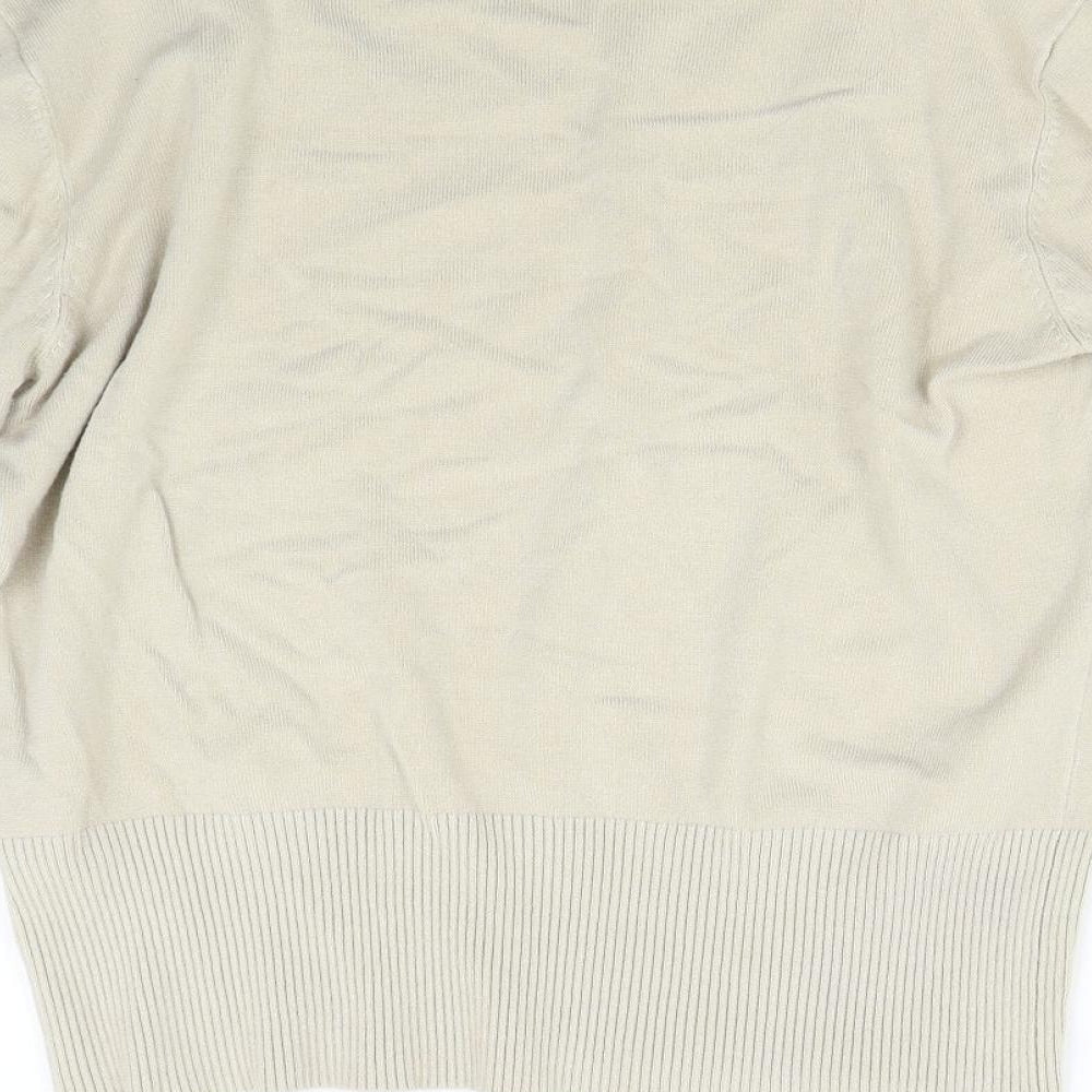Roman Womens Beige  Knit Pullover Jumper Size 8