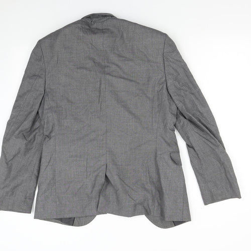 M&S Mens Grey   Jacket Suit Jacket Size 36
