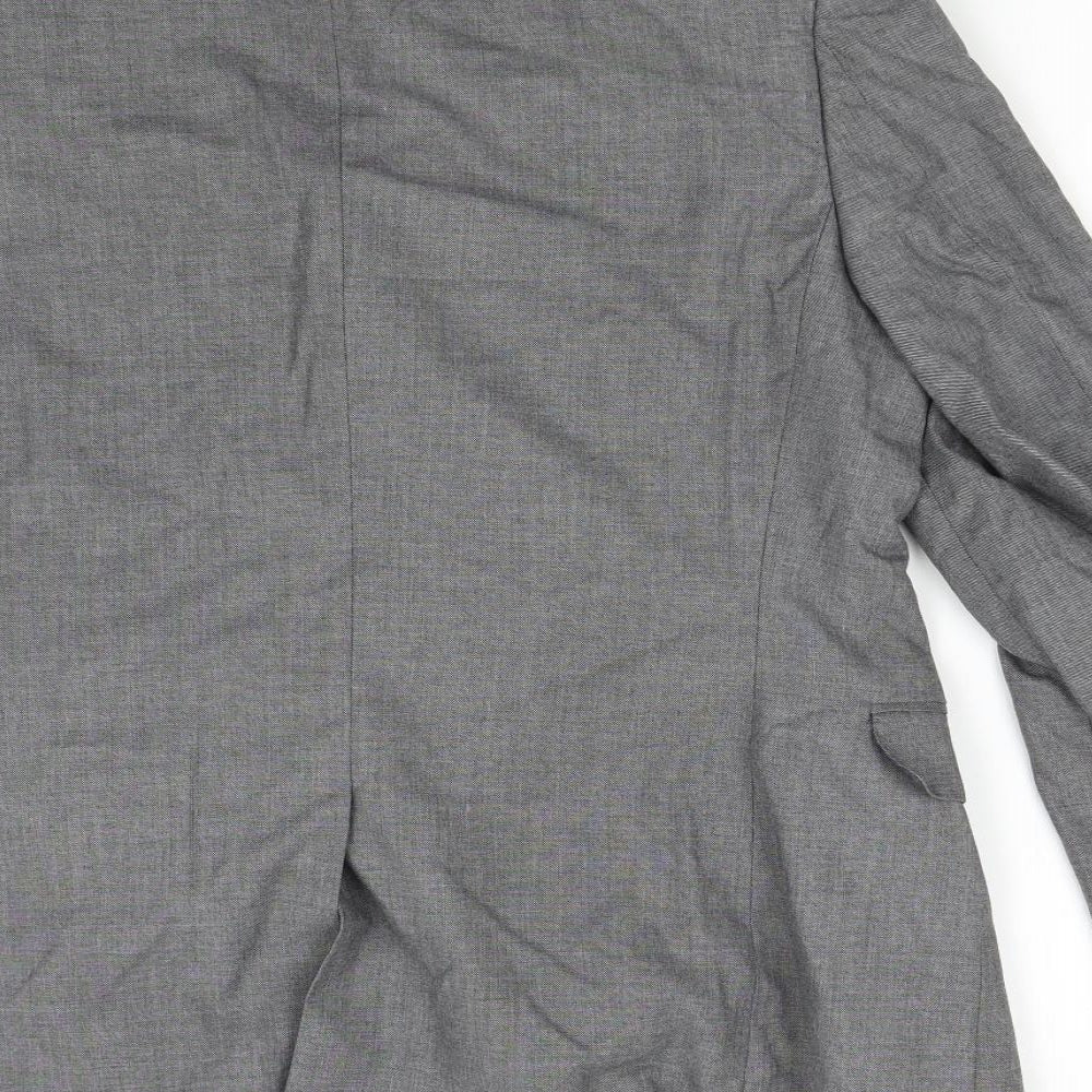 M&S Mens Grey   Jacket Suit Jacket Size 36