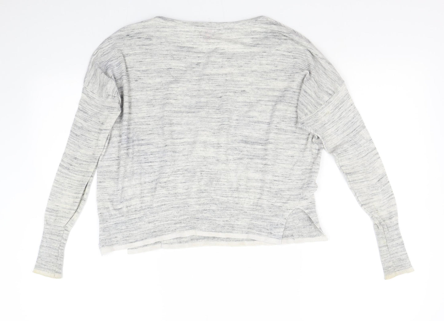 Only Womens Grey  Knit Pullover Jumper Size 8