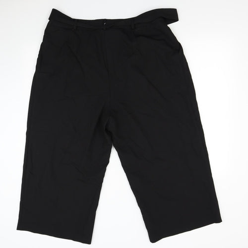 ASOS Womens Black   Capri Trousers Size 18 L22 in
