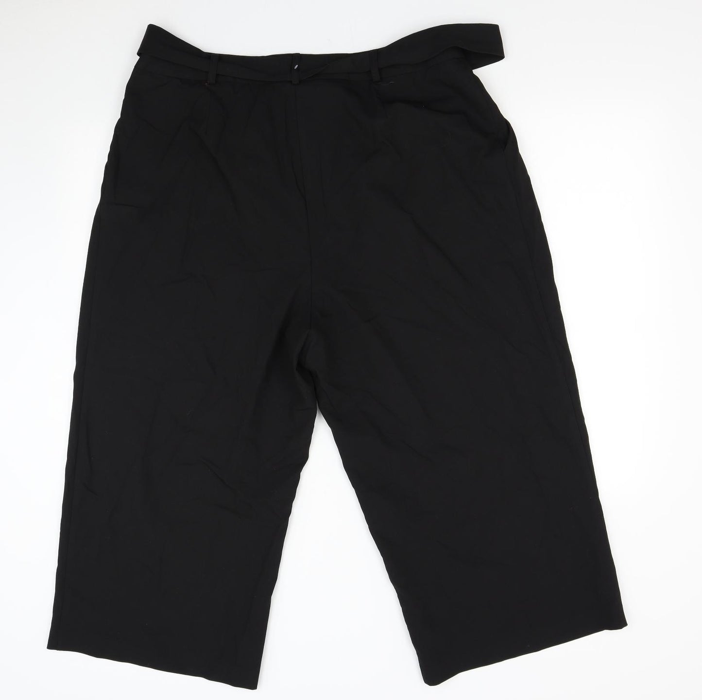 ASOS Womens Black   Capri Trousers Size 18 L22 in