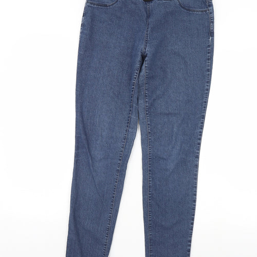 Yesyes Womens Blue  Denim Skinny Jeans Size 12 L30 in