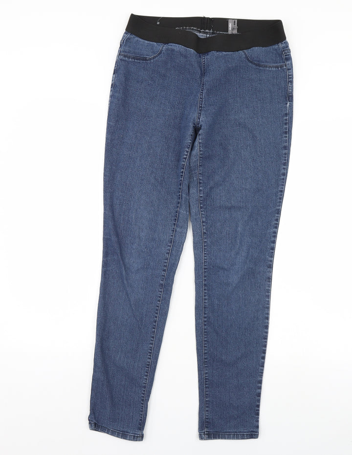 Yesyes Womens Blue Denim Skinny Jeans Size 12 L30 in
