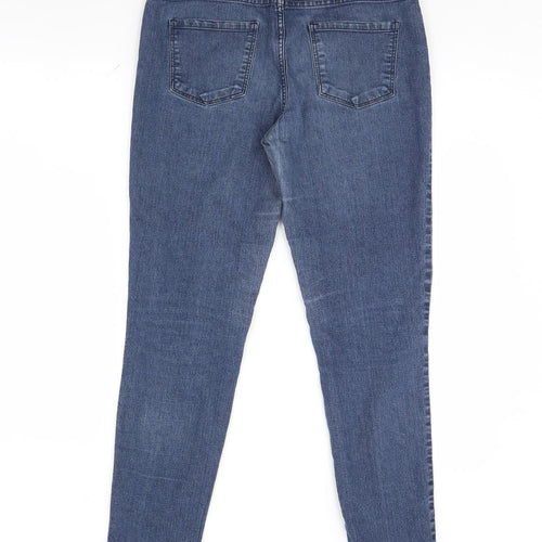 Yesyes Womens Blue  Denim Skinny Jeans Size 12 L30 in