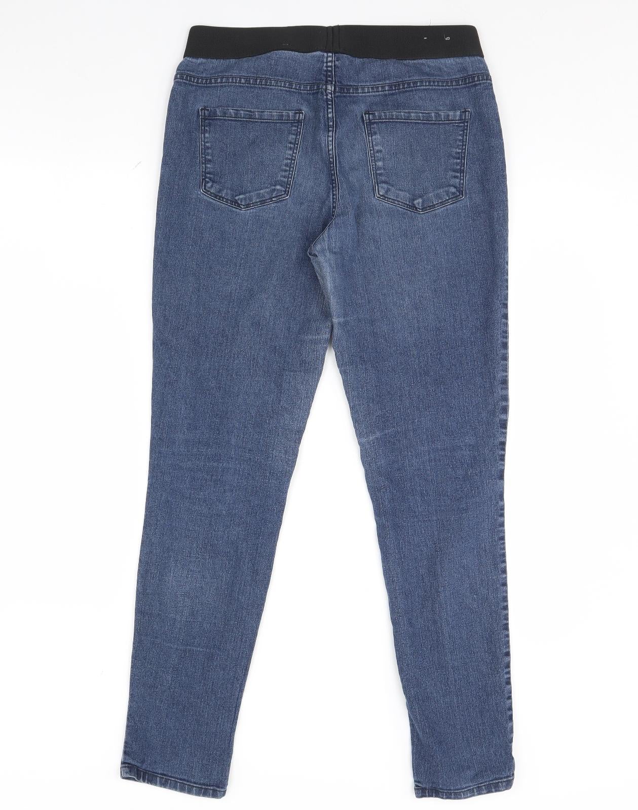 Yesyes Womens Blue  Denim Skinny Jeans Size 12 L30 in