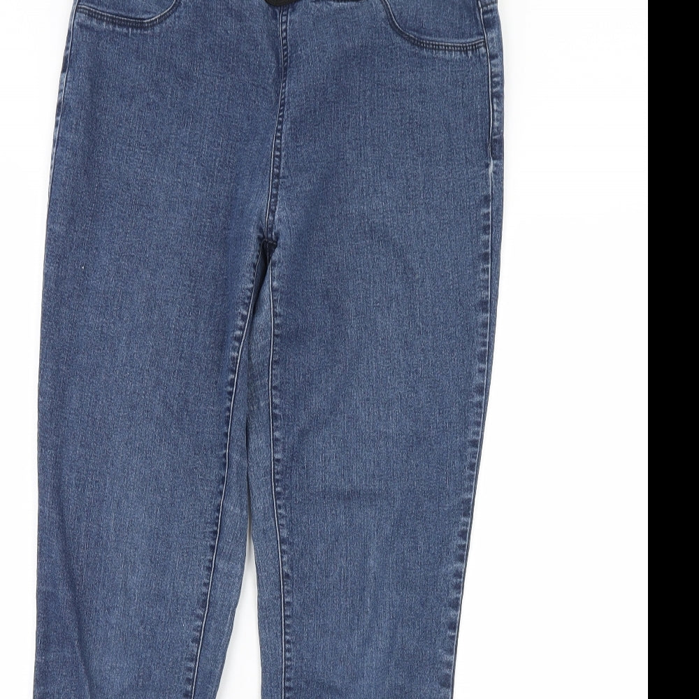 Yesyes Womens Blue  Denim Skinny Jeans Size 12 L30 in