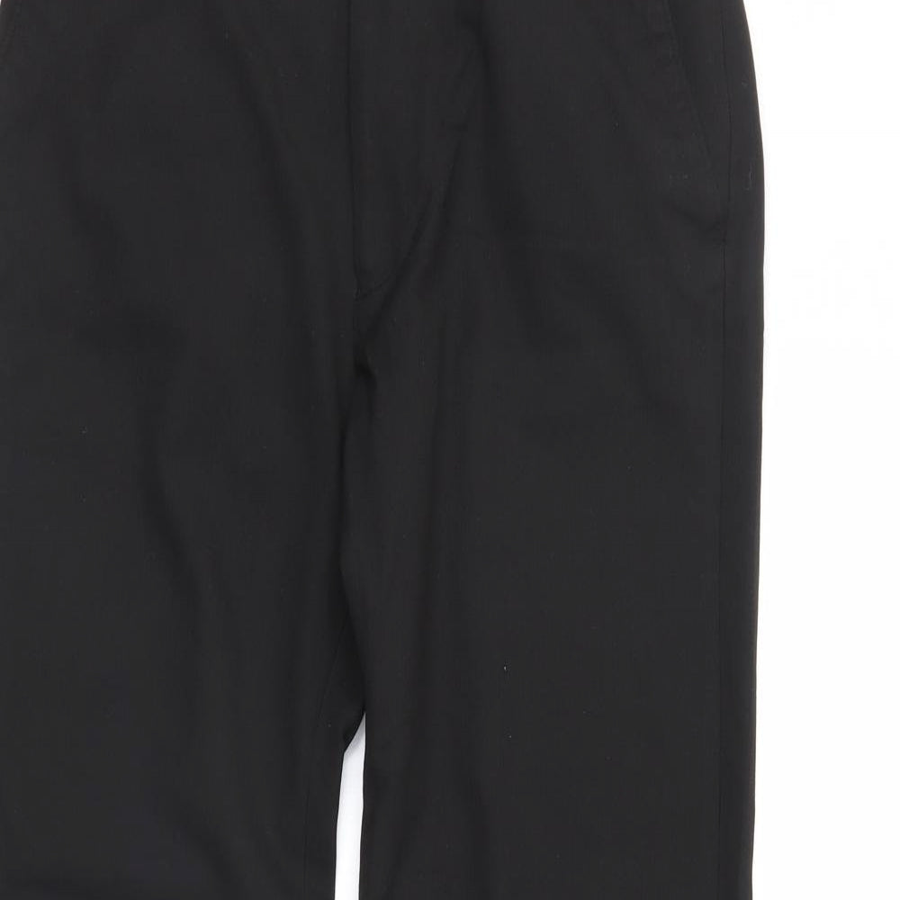 George Mens Black   Dress Pants Trousers Size 32 L33 in