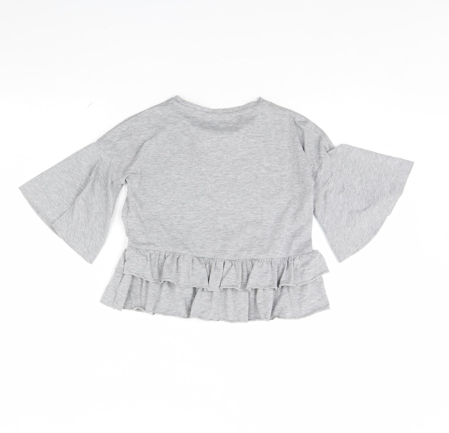 F&F Girls Grey   Basic Blouse Size 6 Years