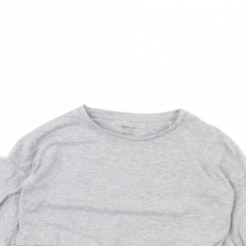 F&F Girls Grey   Basic Blouse Size 6 Years