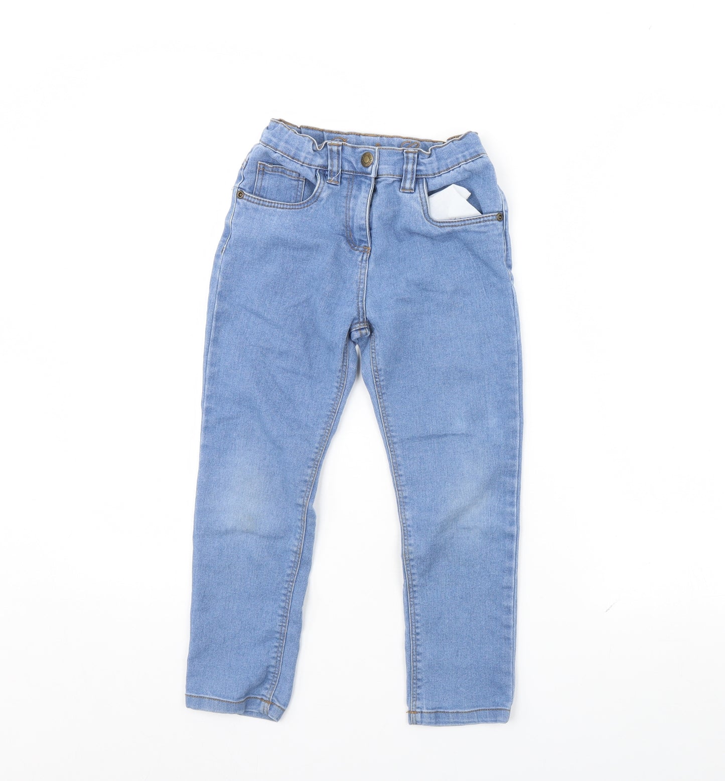 denim  Girls Blue  Denim Straight Jeans Size 6 Years