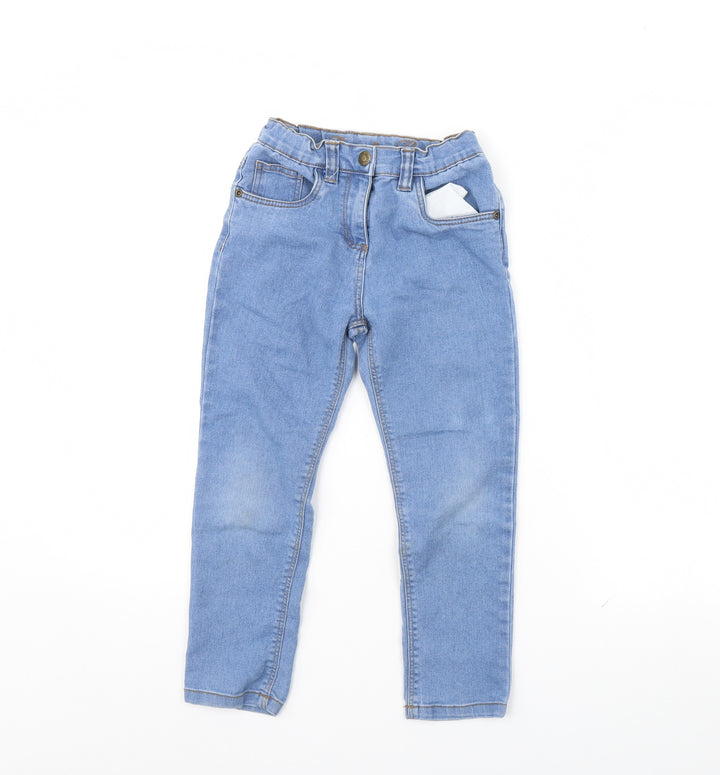 denim  Girls Blue  Denim Straight Jeans Size 6 Years