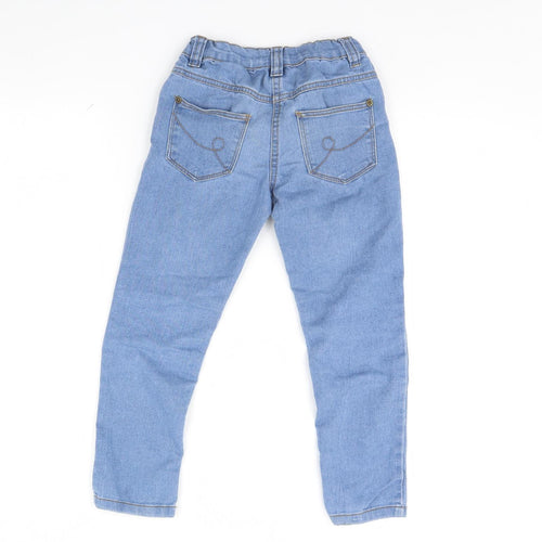 denim  Girls Blue  Denim Straight Jeans Size 6 Years