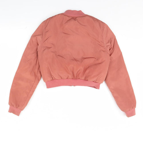 Missguided Womens Pink   Jacket Coat Size 8