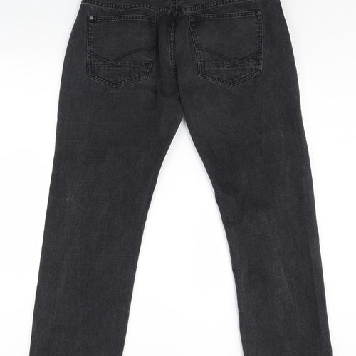 Firetrap Mens Blue  Denim Straight Jeans Size 36 L30 in