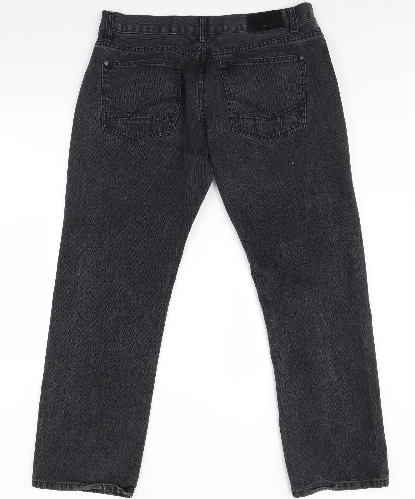 Firetrap Mens Blue  Denim Straight Jeans Size 36 L30 in