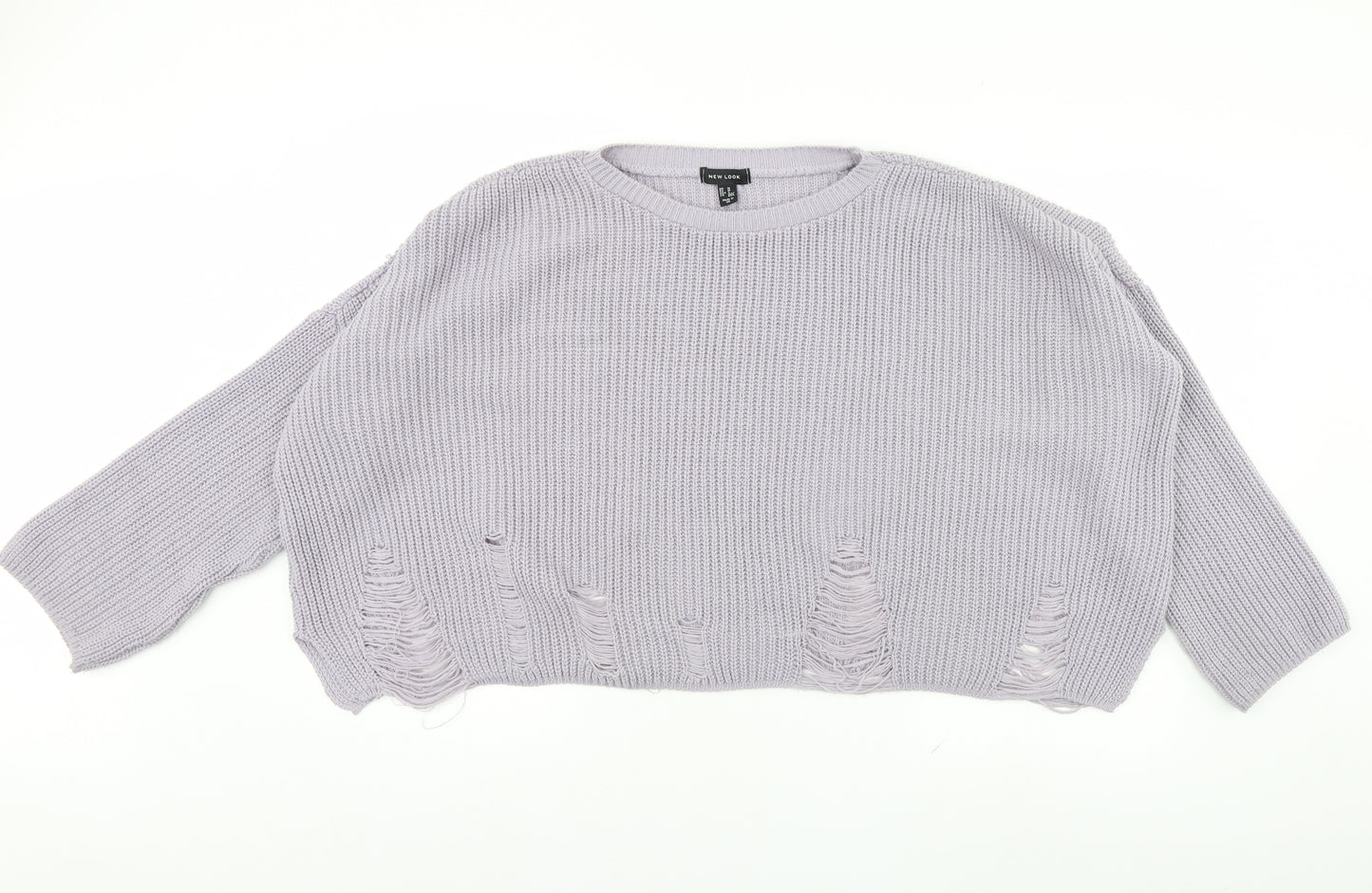 New Look Womens Purple   Pullover Jumper Size M