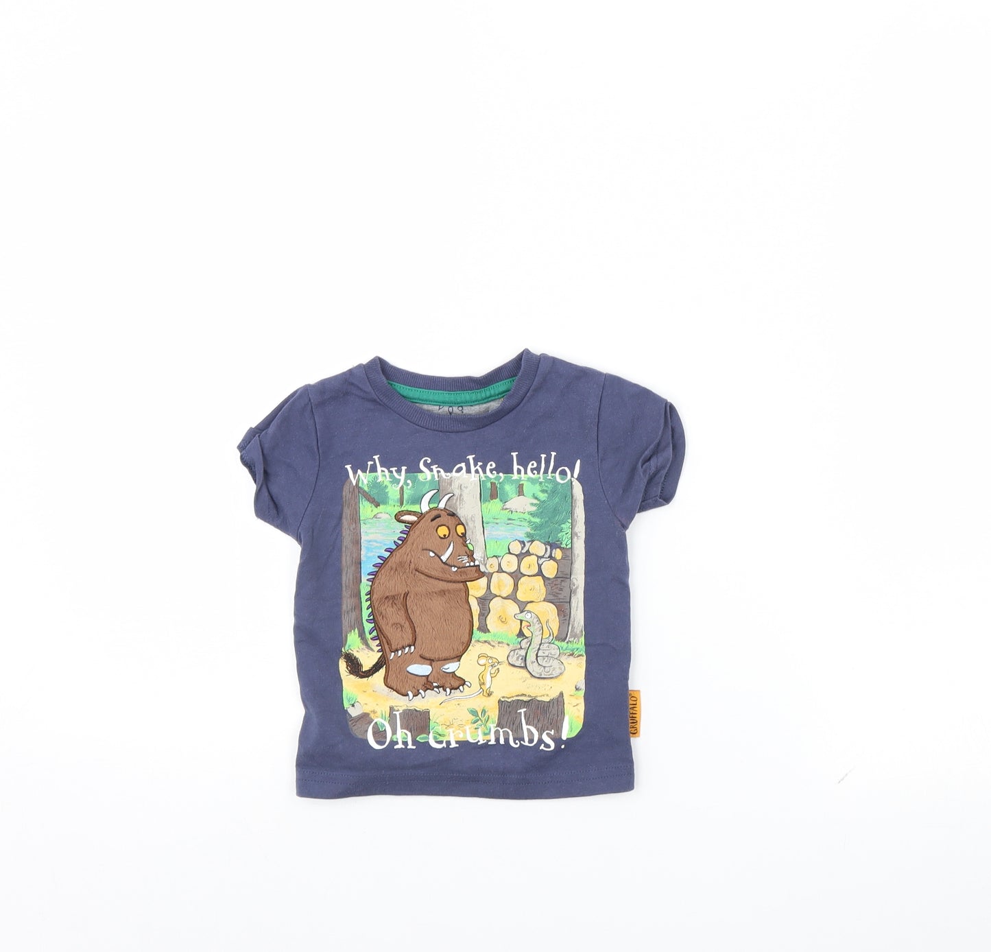 TU Baby Blue   Basic T-Shirt Size 12 Months  - The Gruffalo