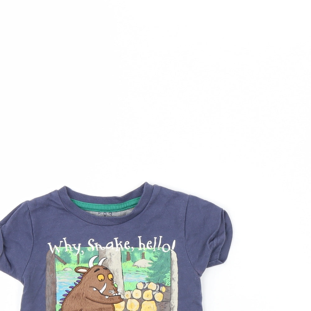TU Baby Blue   Basic T-Shirt Size 12 Months  - The Gruffalo