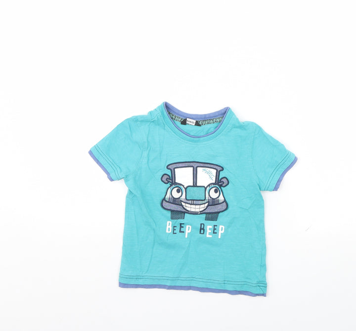 George Boys Blue   Basic T-Shirt Size 2 Years