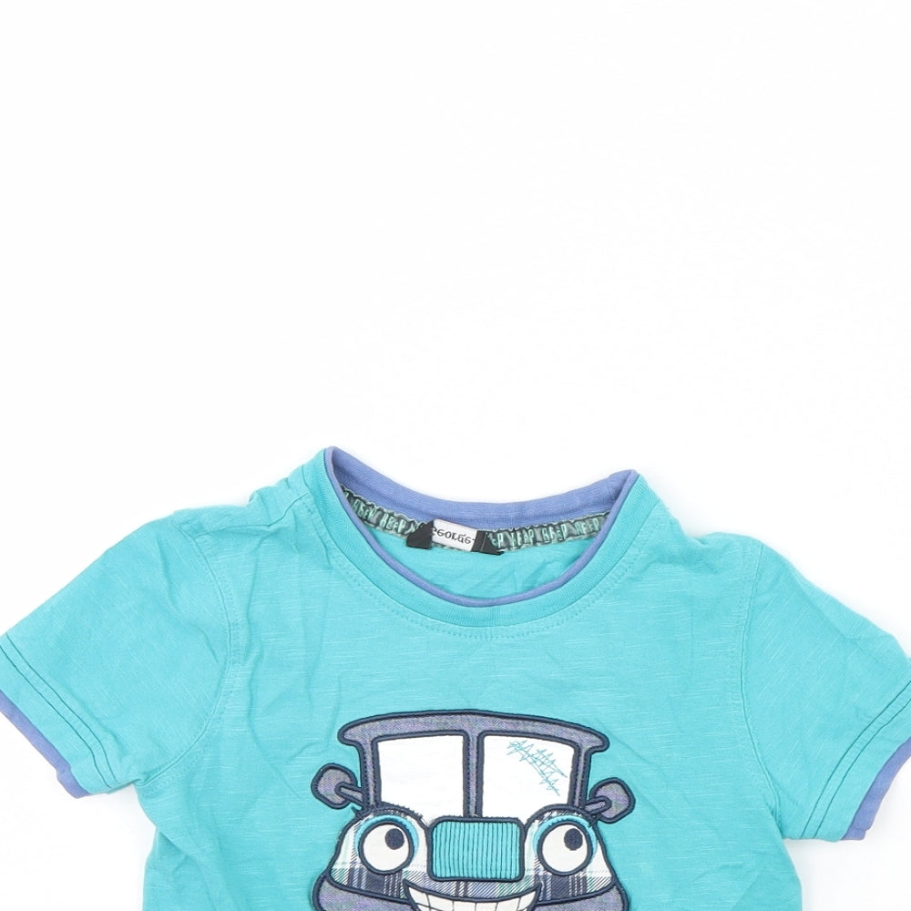 George Boys Blue   Basic T-Shirt Size 2 Years